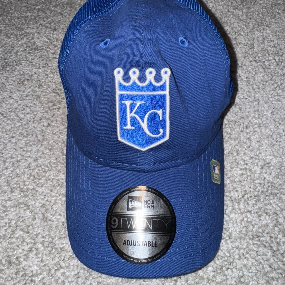 New Era Blue KC 9TWENTY Adjustable Hat